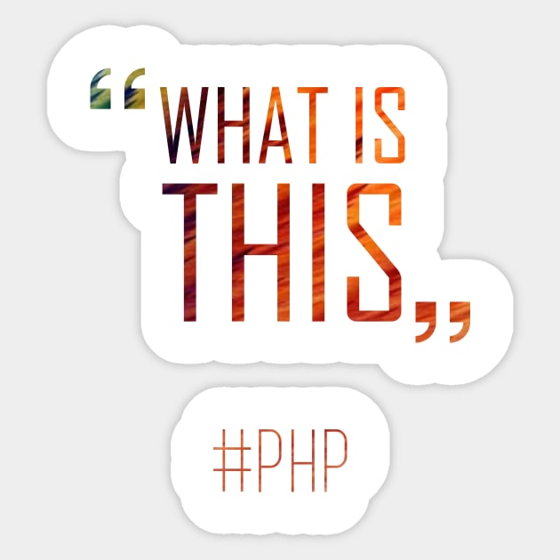 PHP Sticker by Kufic Studio